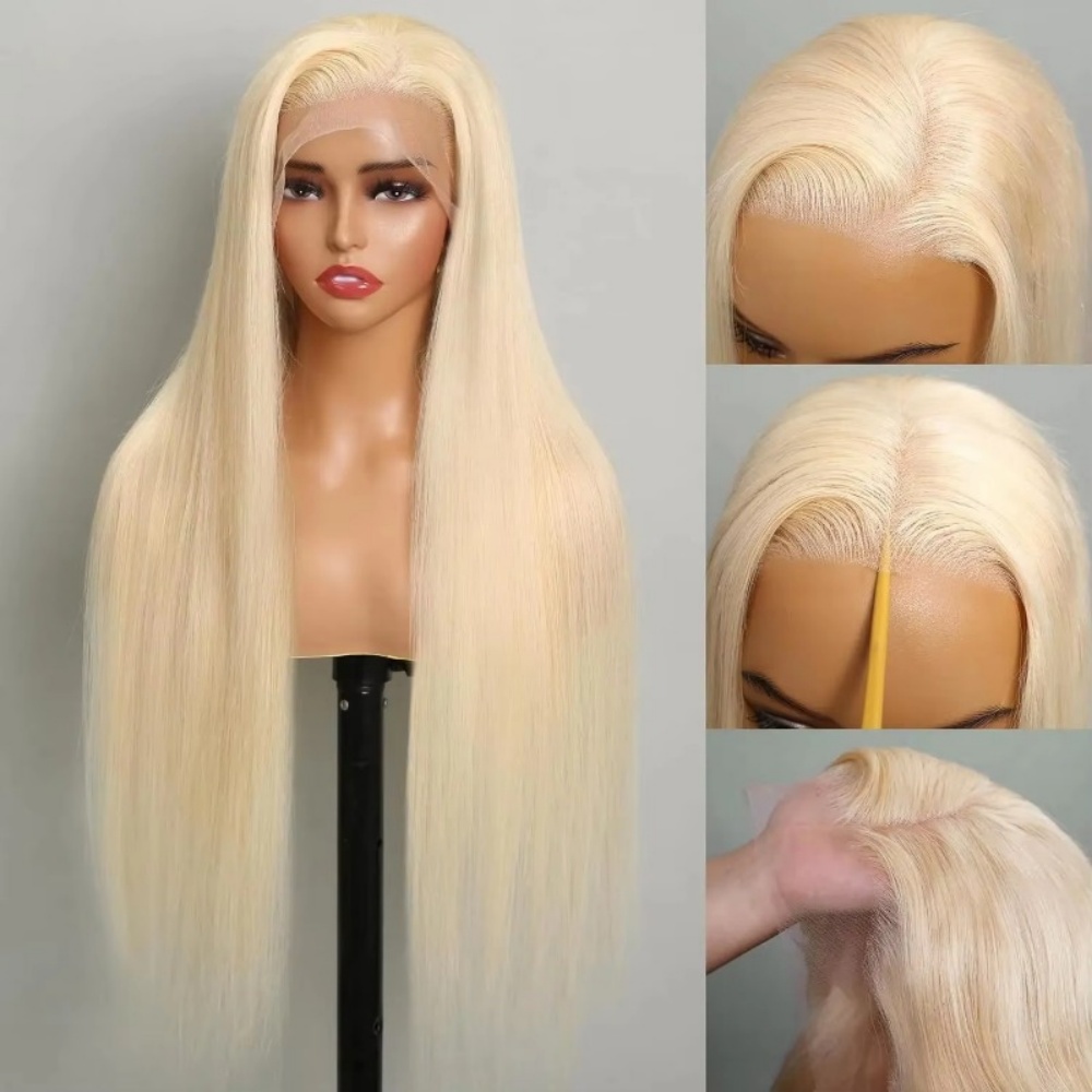 Lace Front Wigs - Wig Rambut Manusia Pirang 613 HD