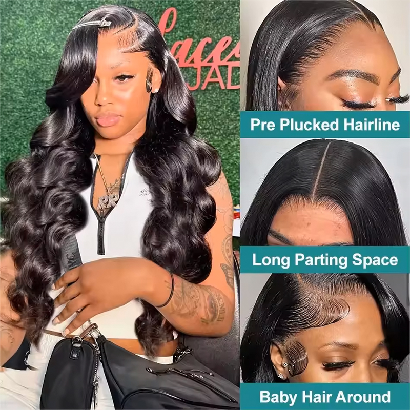 Wig rambut manusia HD transpar - Lace Front Wigs ulasan dan harga