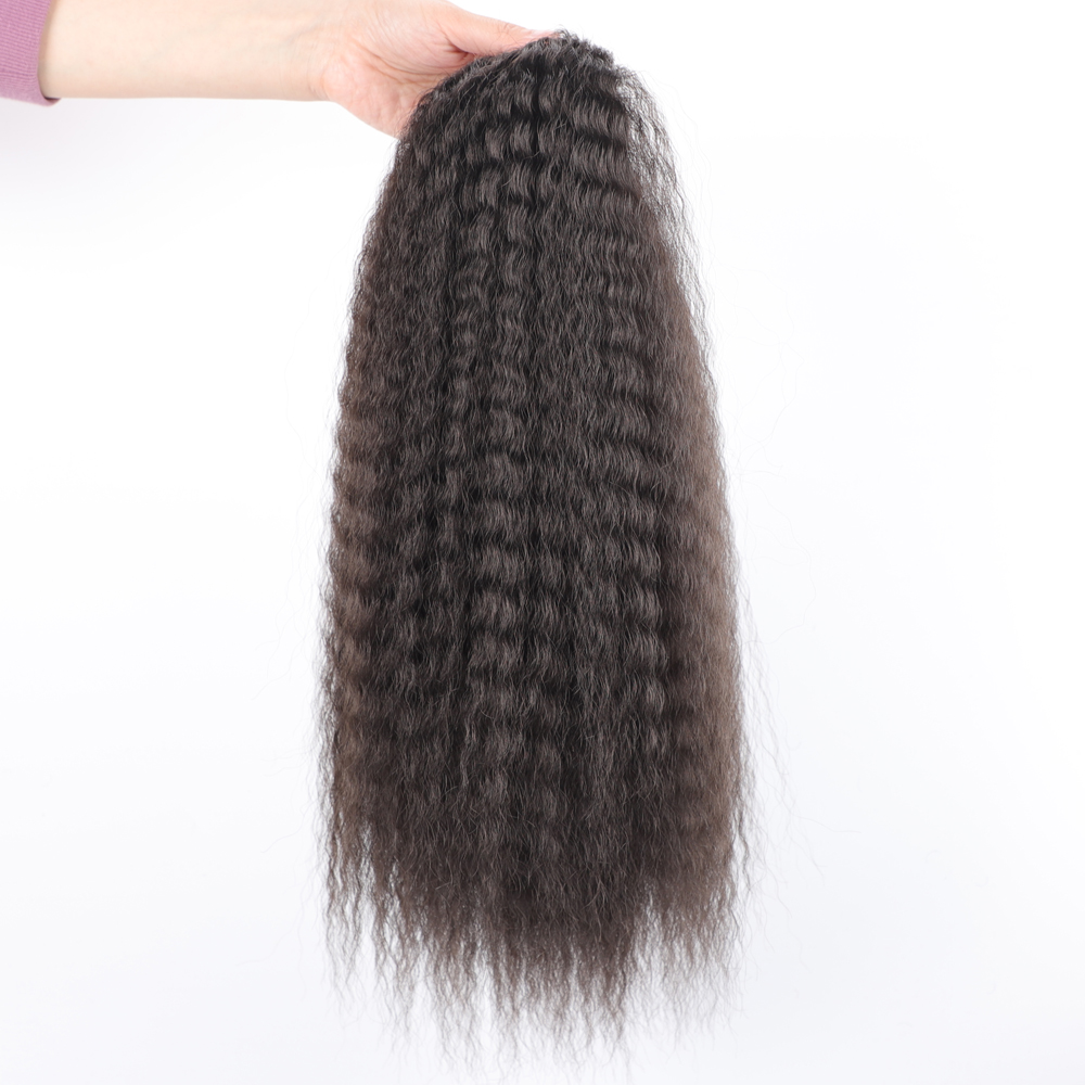 Ekstensi Rambut Elastis Ekor K - Drawstring Afro Curly Puff Ponytail ulasan dan harga