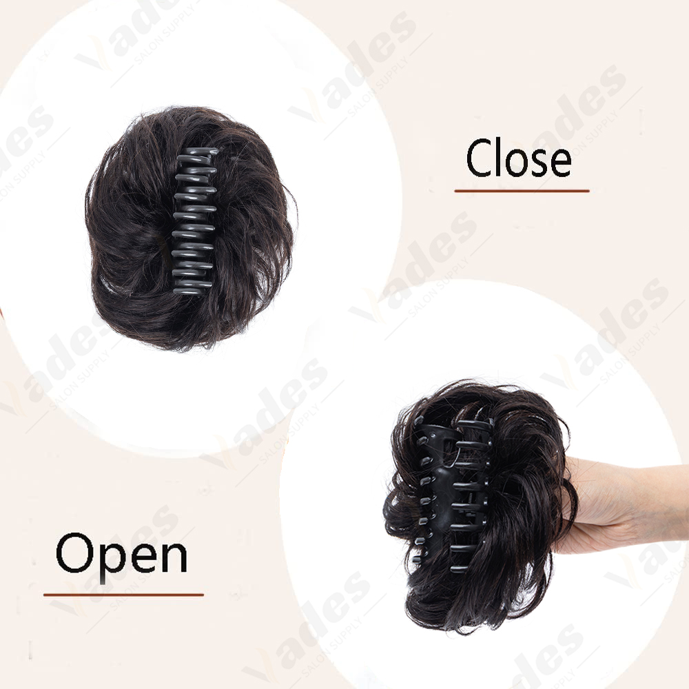 Klip Rambut Model Sanggul Bera - Claw Clip Messy Bun Hair Piece ulasan dan harga