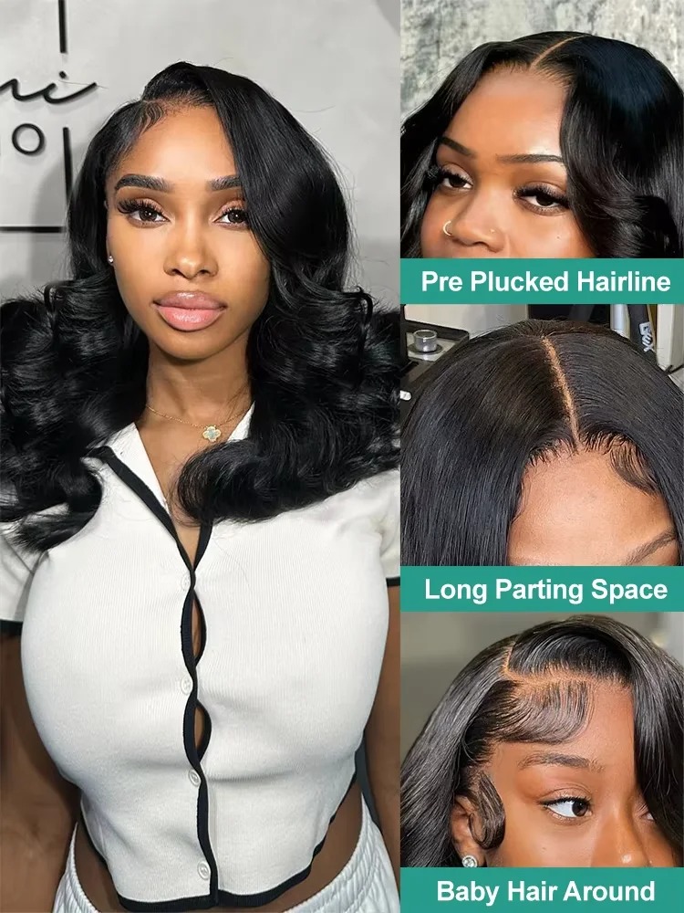 Wig Bob Rambut Manusia Model B - Glueless Wear And Go Human Hair Wig ulasan dan harga