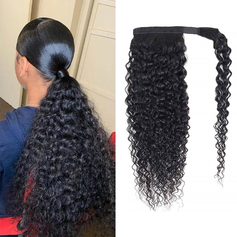 Ekstensi rambut poni keriting  - Seamless Clip In Hair Extensions Human Hair ulasan dan harga