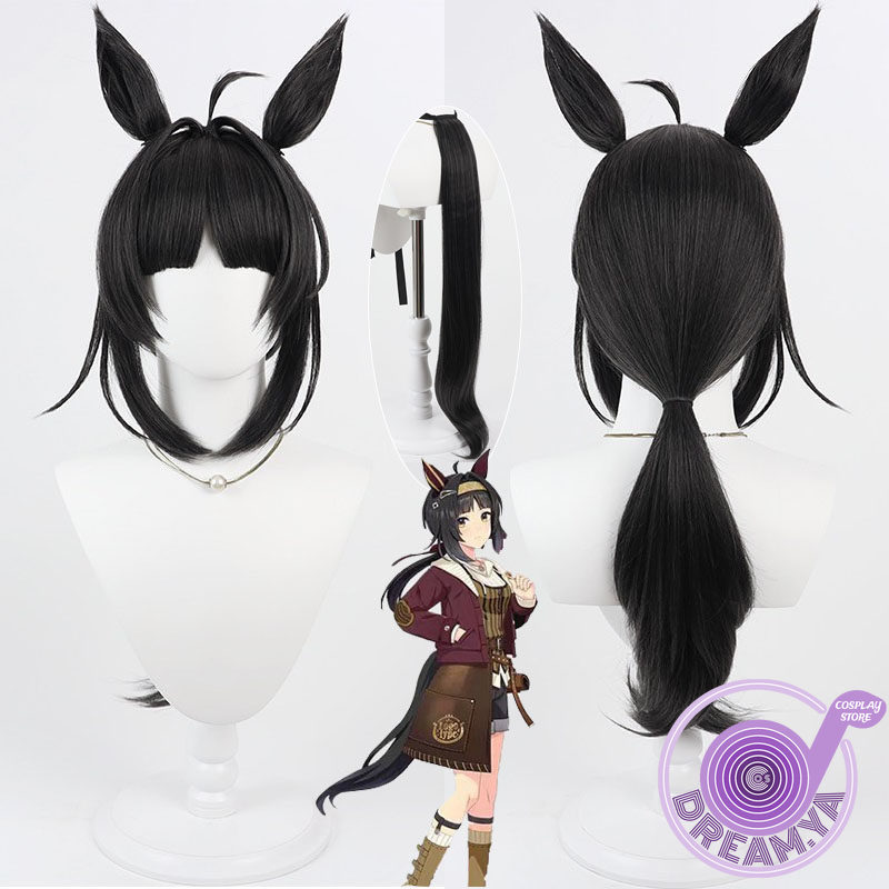 Wig Cosplay Logotype Uma Musum - Synthetic Wigs ulasan dan harga