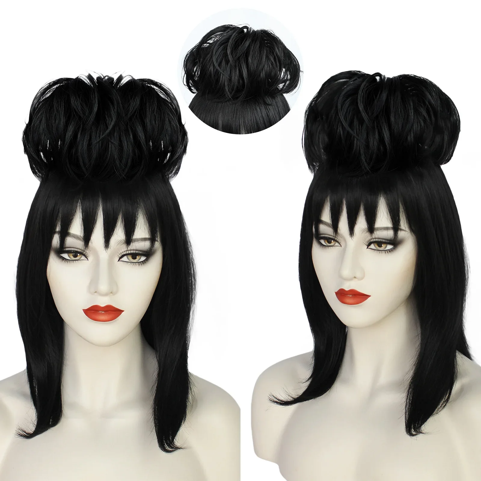 Lydia Deetz Wig Cosplay, akses - Synthetic Braided Wigs For Black Women ulasan dan harga