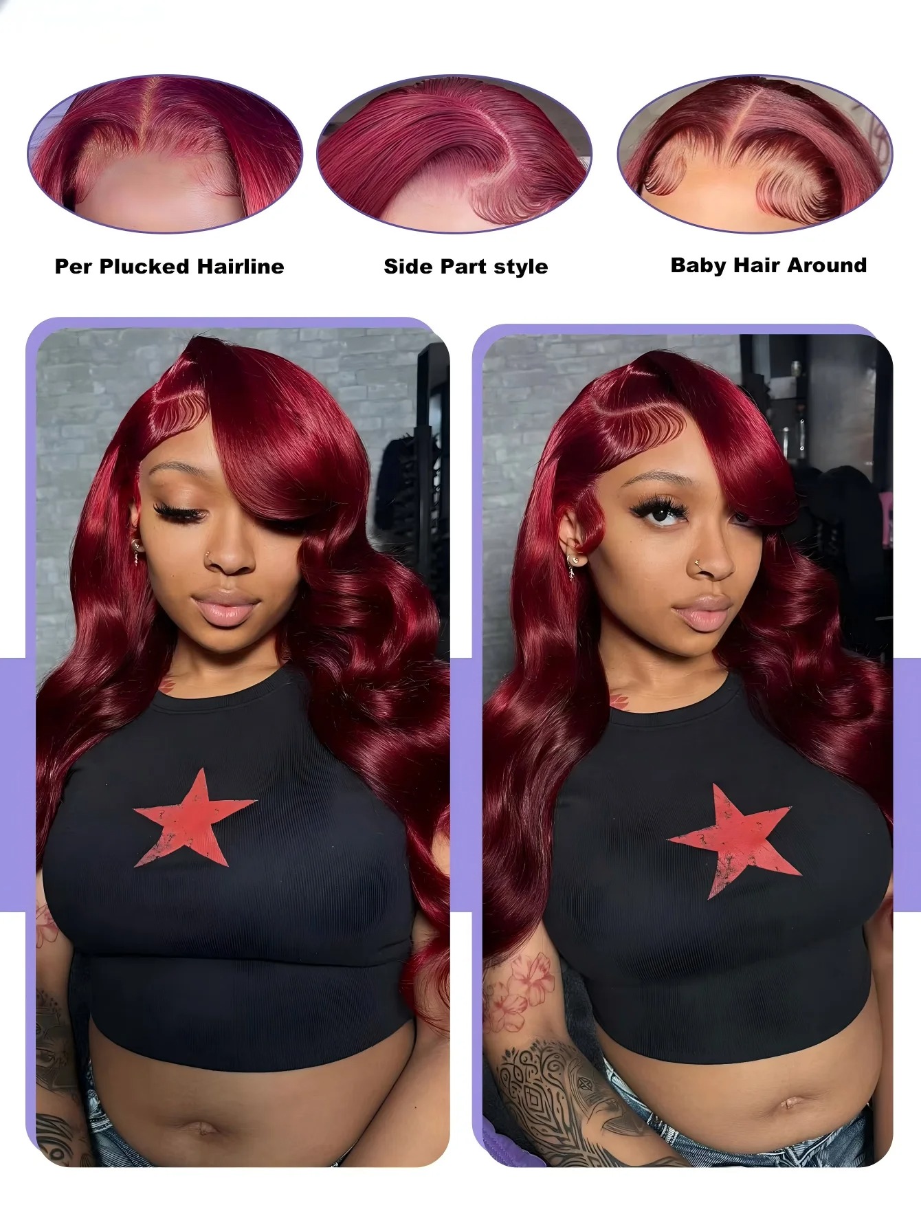 Wig dengan rambut manusia, mod - Lace Front Wigs ulasan dan harga