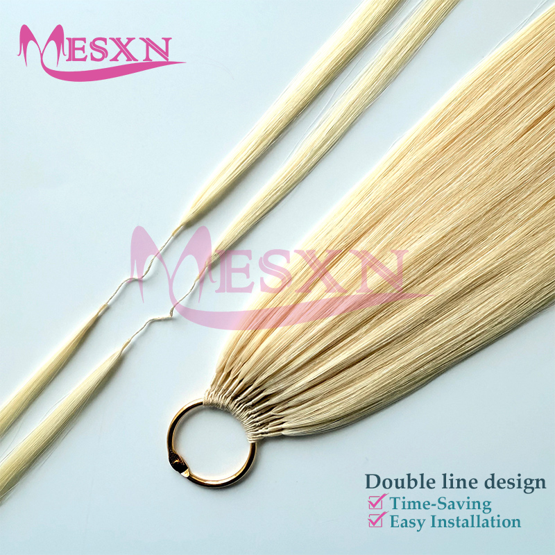 MESXN Ekstensi Rambut Double L - Invisible Tape In Extensions Real Hair ulasan dan harga