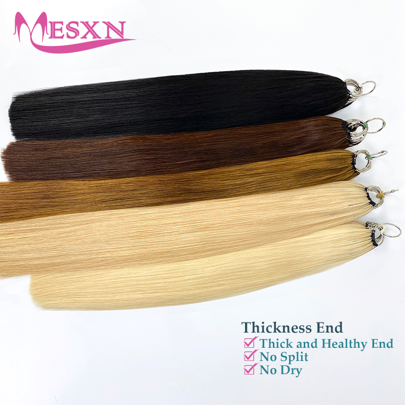 MESXN Ekstensi Rambut Double L - Invisible Tape In Extensions Real Hair ulasan dan harga