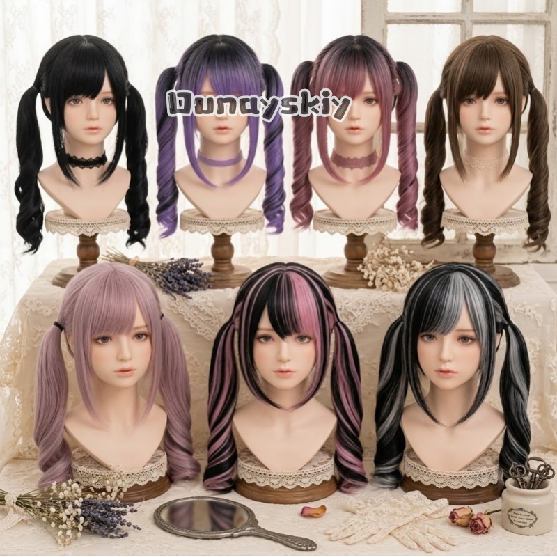 Cosplay Jirai Kei Pesta Hallow - Hair Bundles ulasan dan harga