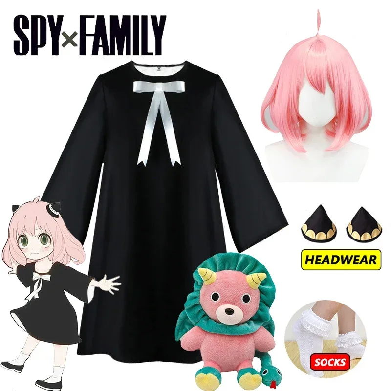 Gaun Cosplay Anya Forger Anime - Synthetic Braided Wigs For Black Women ulasan dan harga